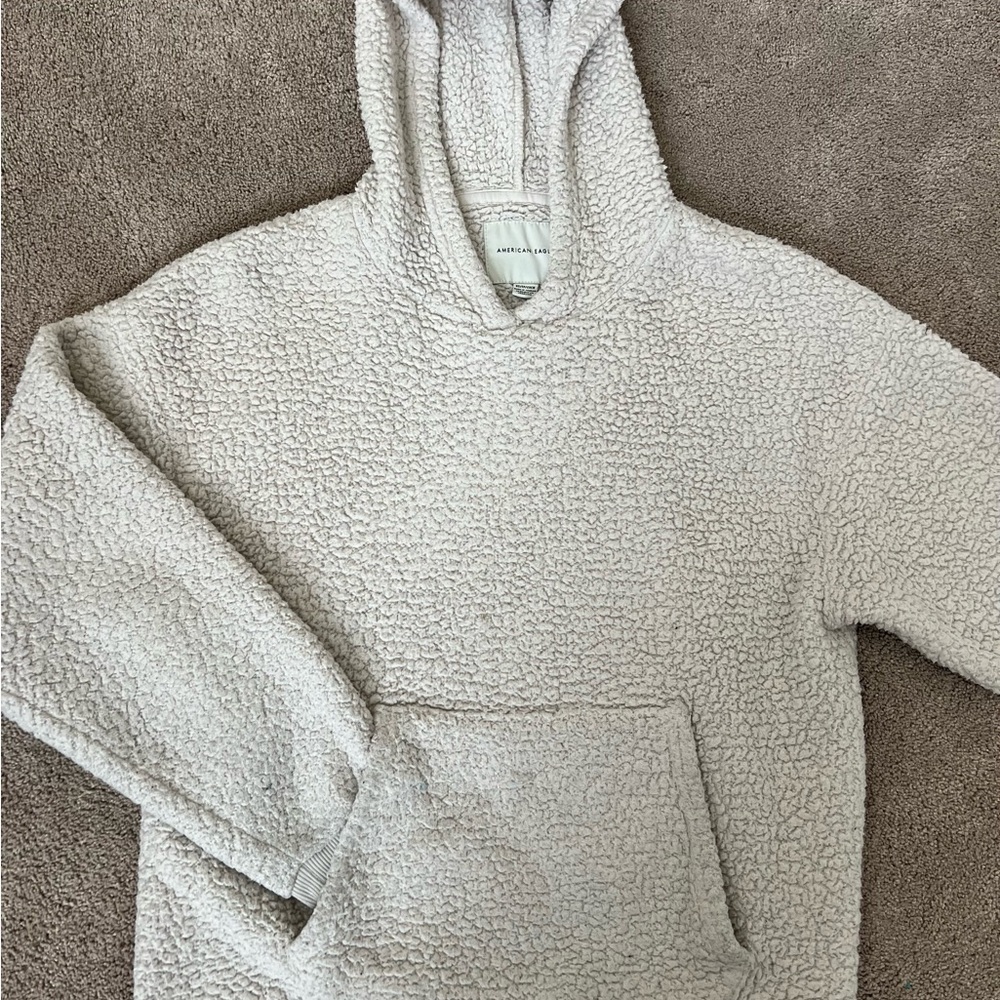 American Eagle Cozy Cream Hoodie